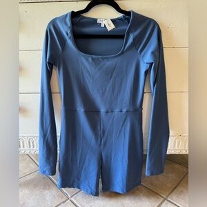 TCEC Blue Long Sleeve Jumpsuit